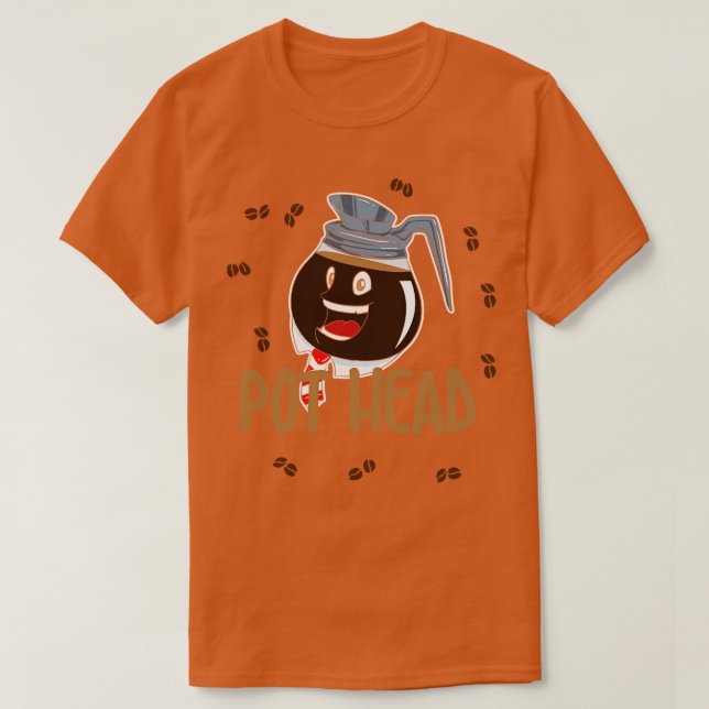Camiseta Coffee de Pot Head Lover Shirt (Diseño del anverso)