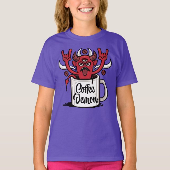 Camiseta Coffee Demon (Anverso)