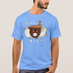 Camiseta Coffee divertida Cafetería Shock Boost Mug Cup TSh