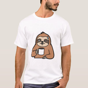 Camiseta Coffee divertido Sloth T-Shirt   Mi animal espirit