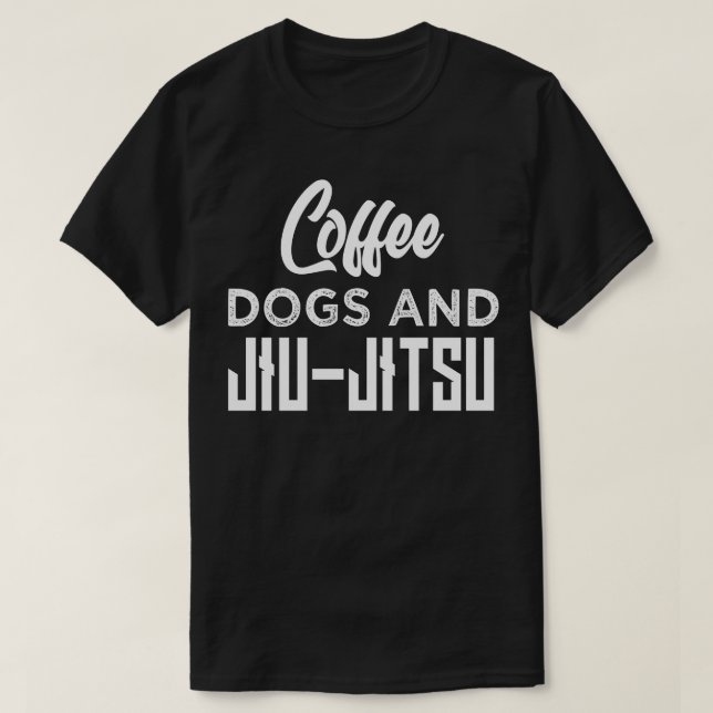 Camiseta Coffee Dogs Jiu Jitsu (Diseño del anverso)