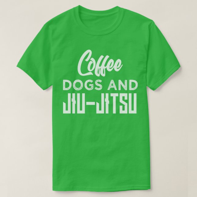 Camiseta Coffee Dogs Jiu Jitsu (Diseño del anverso)