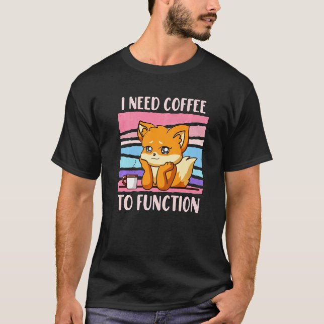 Camiseta Coffee drinker I need coffee ladies  1 (Anverso)