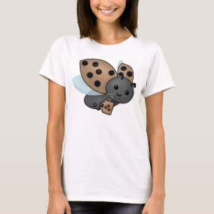 Camiseta Coffee Drinking Ladybug T-Shirt