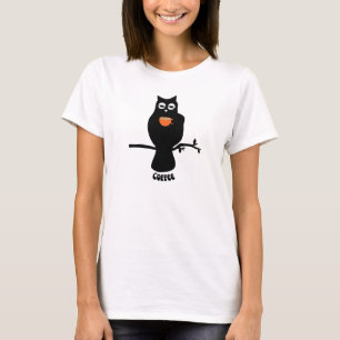 Camiseta Coffee Droopy Eyed Owl
