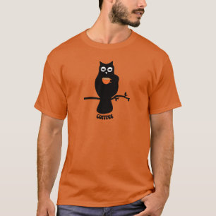 Camiseta Coffee Droopy Eyed Owl