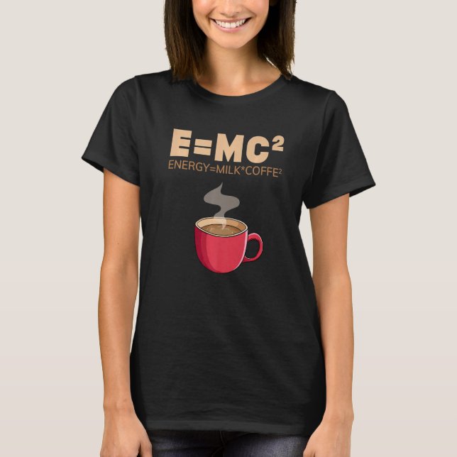 Camiseta Coffee Energy Milk Coffee Premi (Anverso)