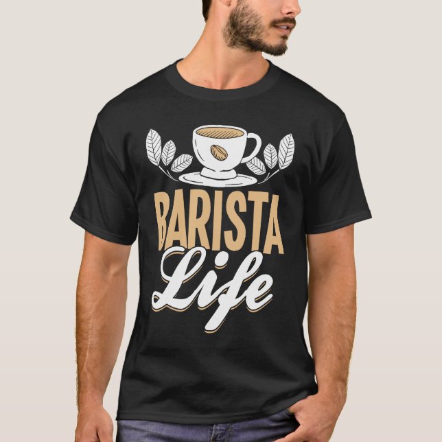 Camiseta Coffee  Espresso Barista Cappuccino Latte  1 (Anverso)