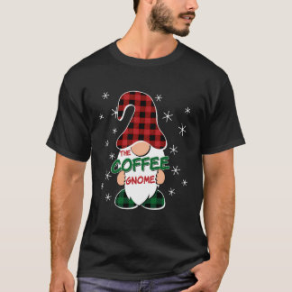 Camiseta Coffee Gnome Buffalo Plaid Mateo Familia Christine