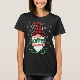Camiseta Coffee Gnome Buffalo Plaid Mateo Familia Christine