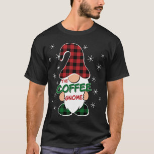 Camiseta Coffee Gnome Buffalo Plaid Mateo Familia Christine