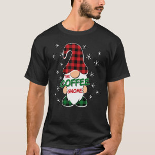 Camiseta Coffee Gnome Buffalo Plaid Mateo Familia Christine
