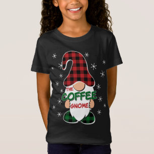 Camiseta Coffee Gnome Buffalo Plaid Mateo Familia Christine