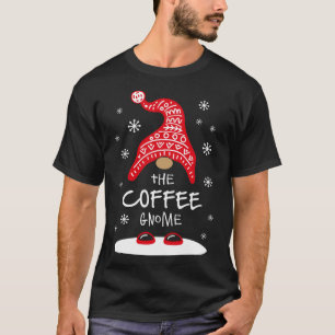 Camiseta Coffee Gnome Mateo Navidades familiares Costume Co