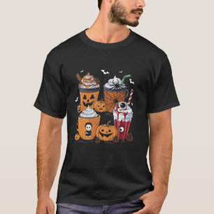 Camiseta Coffee Halloween Spooky Caffeine Trick