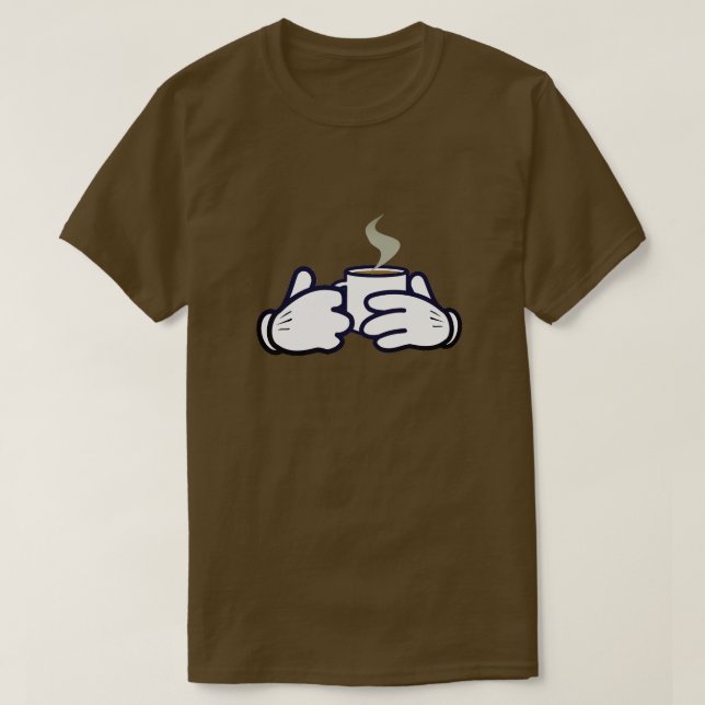 Camiseta Coffee Hands T-Shirt (Diseño del anverso)