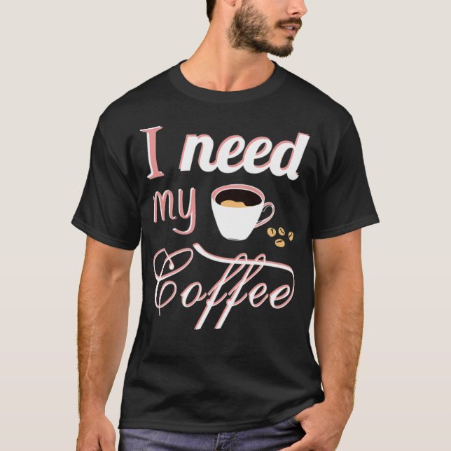 Camiseta Coffee  heart  (Anverso)