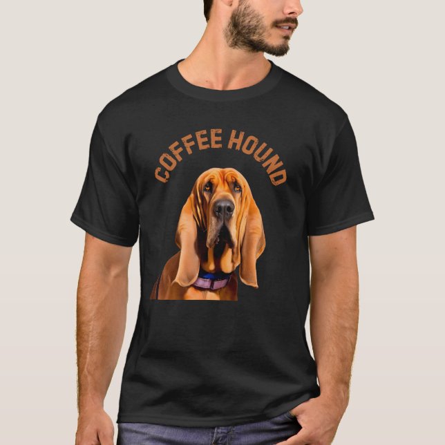 Camiseta Coffee Hound Dog (Anverso)