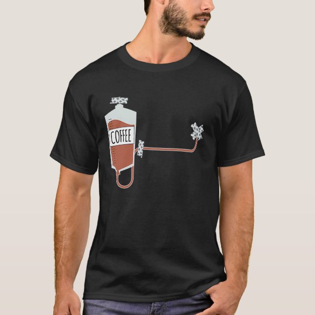 Camiseta Coffee Infusion Directly Into Your Heart  Coffee (Anverso)