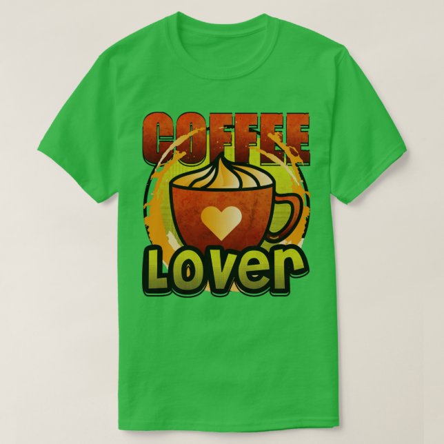 Camiseta Coffee Lover (Diseño del anverso)