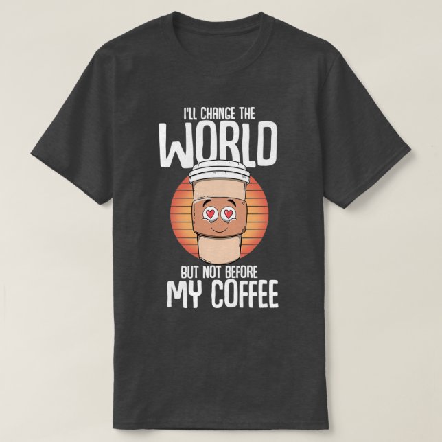Camiseta Coffee Lover 5 (Diseño del anverso)