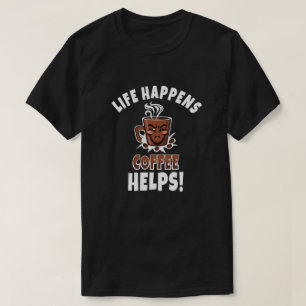 Camiseta Coffee Lover Cita divertida