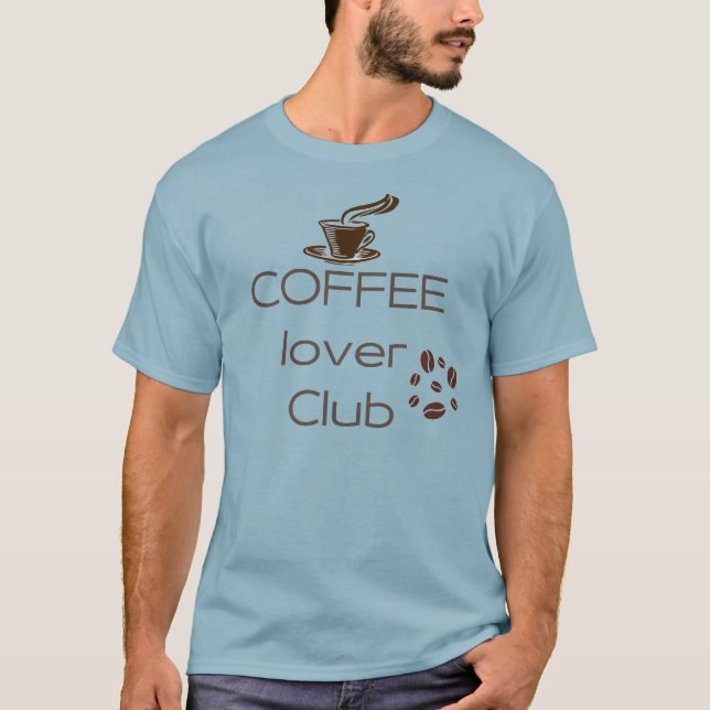 Camiseta Coffee Lover Club T-Shirt - Ideal para tomar un ca (Anverso)