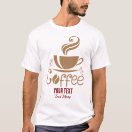 Camiseta Coffee Lover Design – Minimal Coffee Cup Graphic