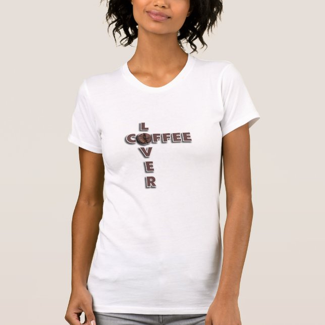 Camiseta Coffee Lover Gift - Espresso Bean Design (Anverso)