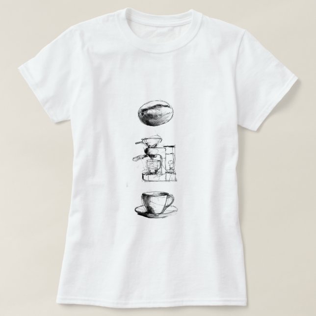 Camiseta Coffee Lover Set (Diseño del anverso)