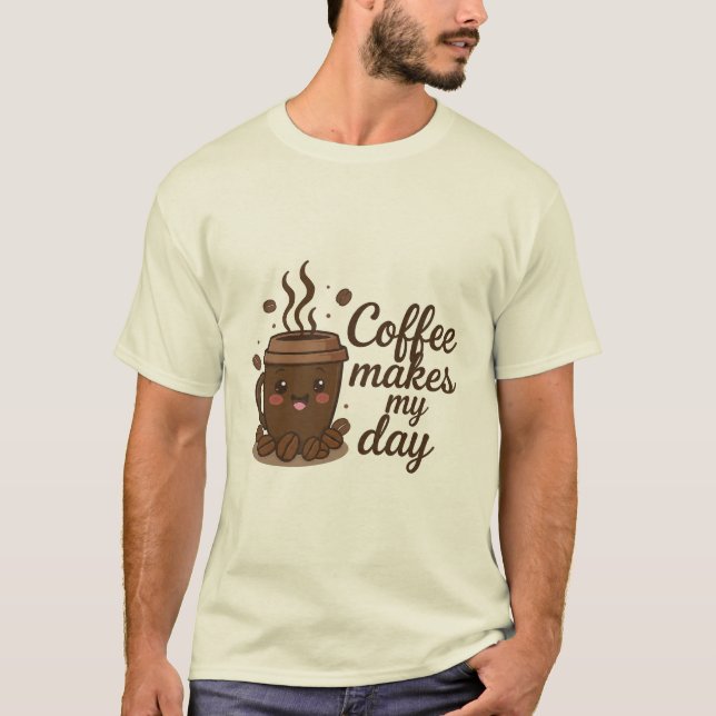 Camiseta Coffee Lover T-Shirt | Cozy Coffee Vibes (Anverso)