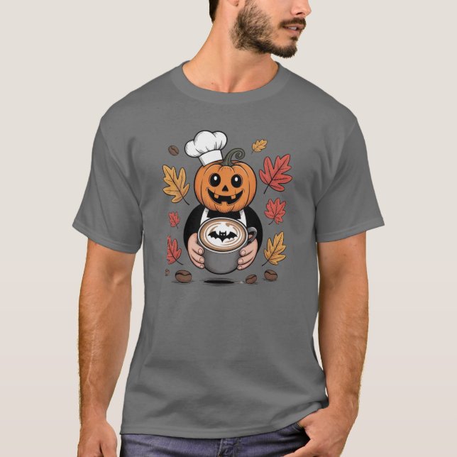 Camiseta Coffee Lover T-Shirt de Halloween (Anverso)