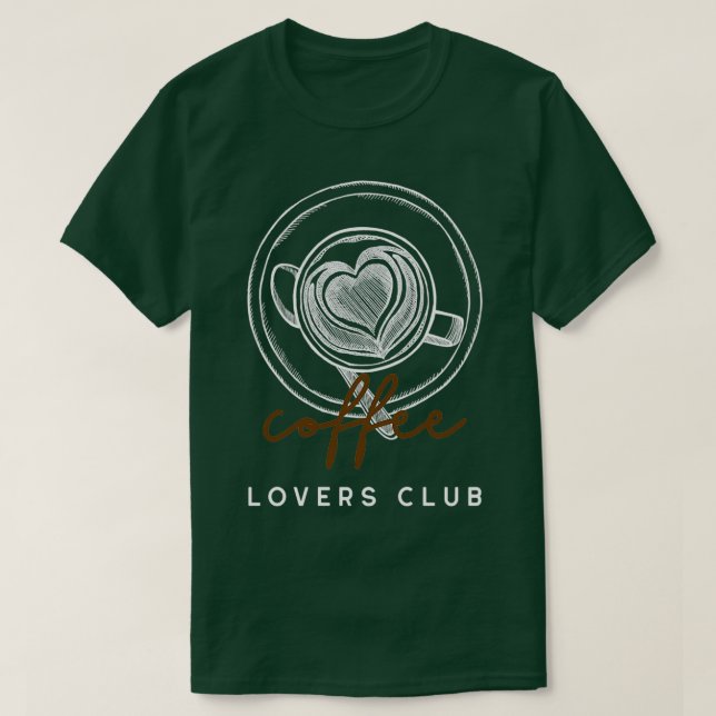 Camiseta Coffee Lovers Club 2 (Diseño del anverso)