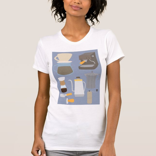 Camiseta Coffee Maker Tools (Anverso)