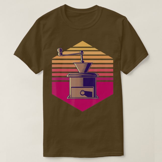 Camiseta Coffee Mill Vintage (Diseño del anverso)