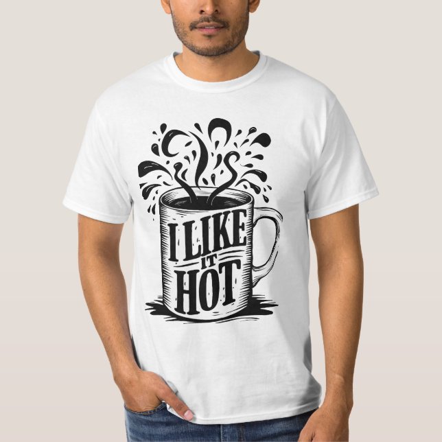 Camiseta Coffee mug - Me gusta el calor (Anverso)
