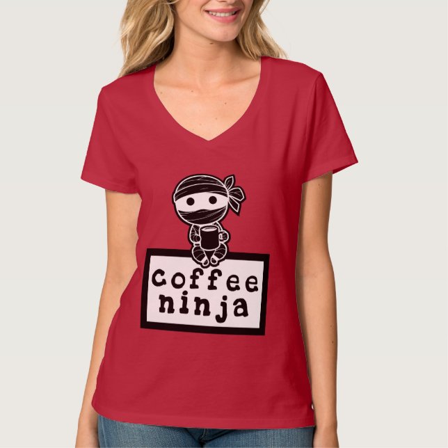 Camiseta Coffee Ninja (Anverso)