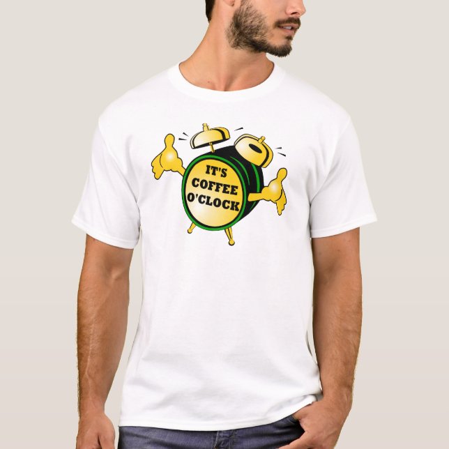 Camiseta Coffee O'clock (Anverso)