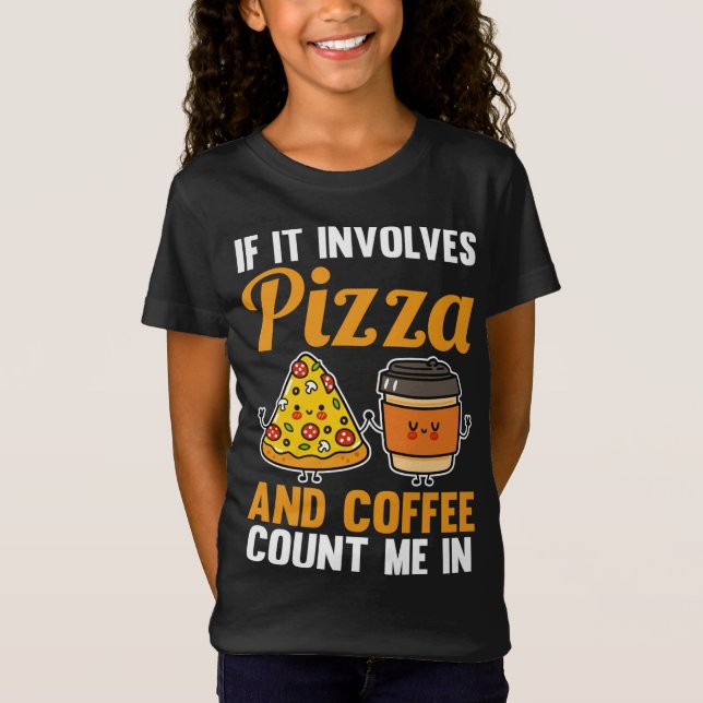 Camiseta Coffee Pizza (Anverso)