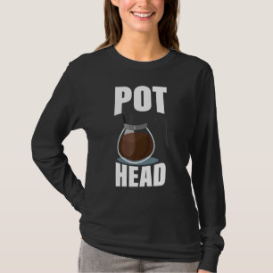 Camiseta Coffee Pot Cabeza Bebida Espresso Caffeine Bean R