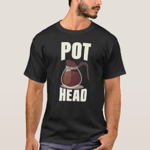 Camiseta Coffee Pot Cabeza Bebida Espresso Caffeine Bean R