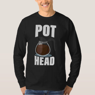 Camiseta Coffee Pot Cabeza Bebida Espresso Caffeine Bean R