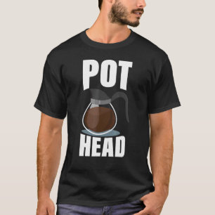 Camiseta Coffee Pot Cabeza Bebida Espresso Caffeine Bean R