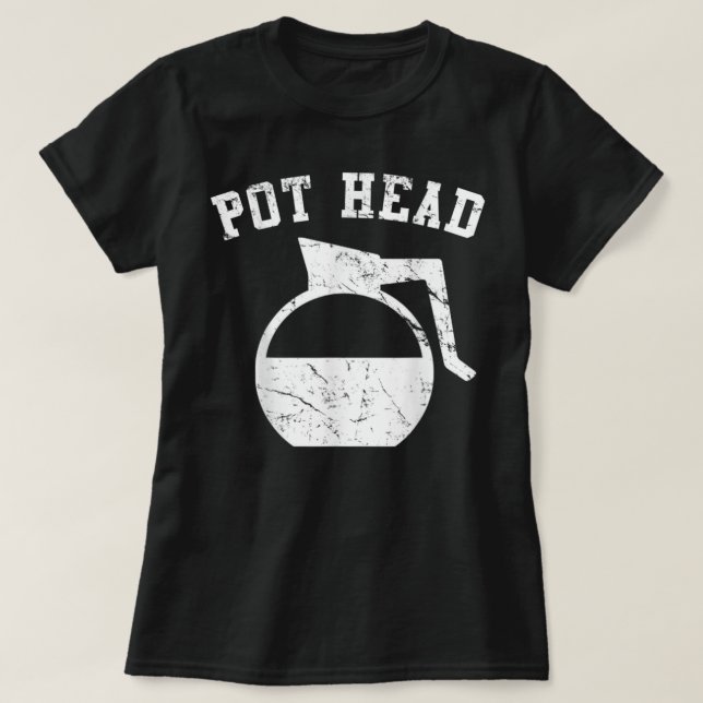 Camiseta Coffee Pot Head (Diseño del anverso)