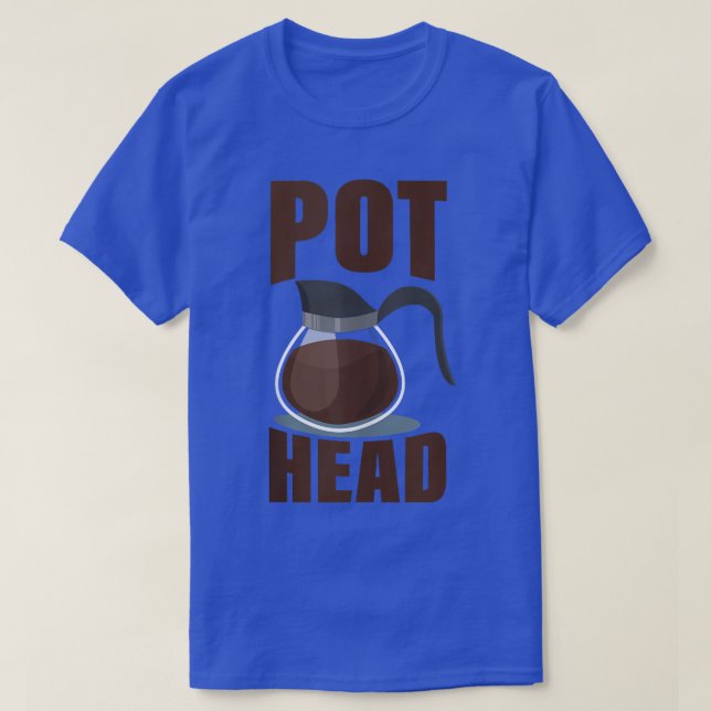 Camiseta Coffee Pot Head Funny Bebe Espresso Caffeine B (Diseño del anverso)