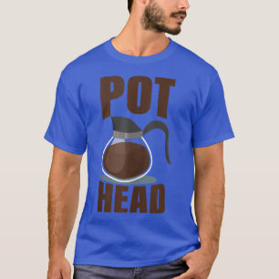 Camiseta Coffee Pot Head Funny Bebe Espresso Caffeine B