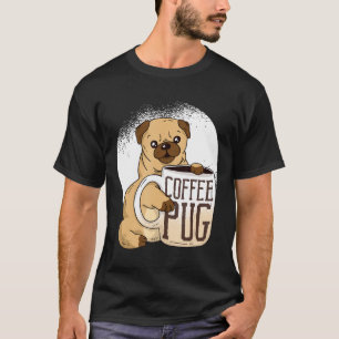 Camiseta Coffee Pug Idea De Regalo Para Los Amantes Del Caf
