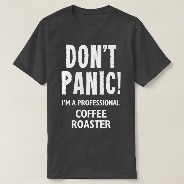 Camiseta Coffee Roaster (Diseño del anverso)
