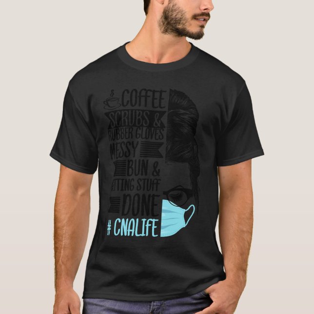 Camiseta Coffee Scrubs and Rubber Gloves drinker Barista Es (Anverso)