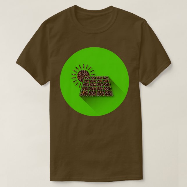 Camiseta Coffee Solar Energy (Diseño del anverso)